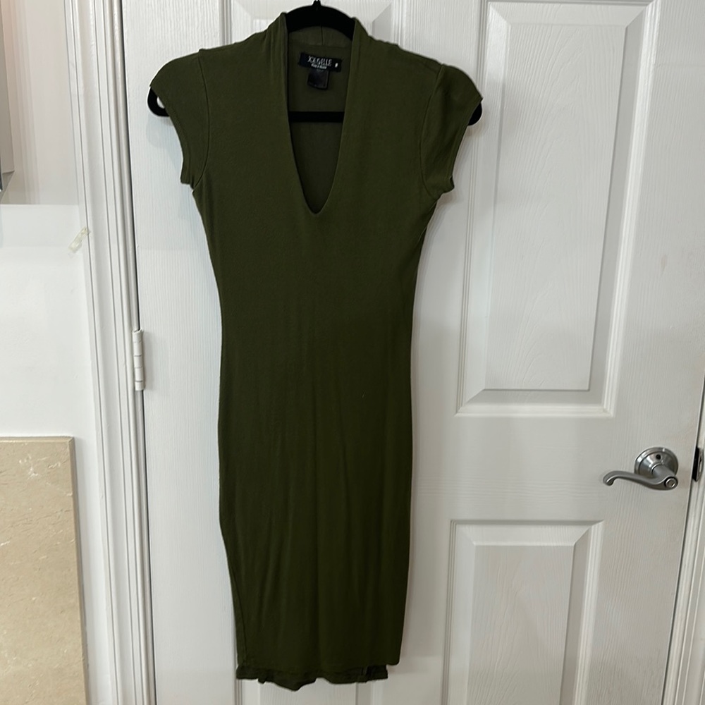Joe and Elle Medium Army Green Dress